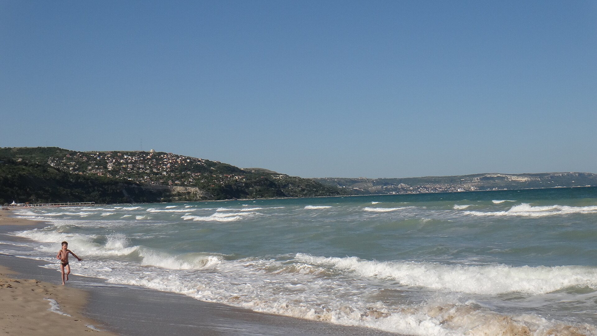 Black Sea coast at Albena